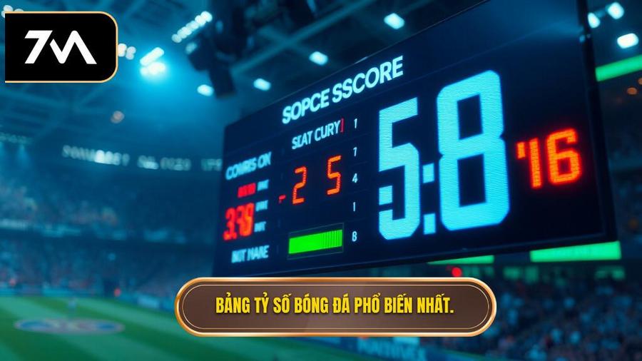 Bảng thống kê các tỷ số phổ biến trong bóng đá hiện đại