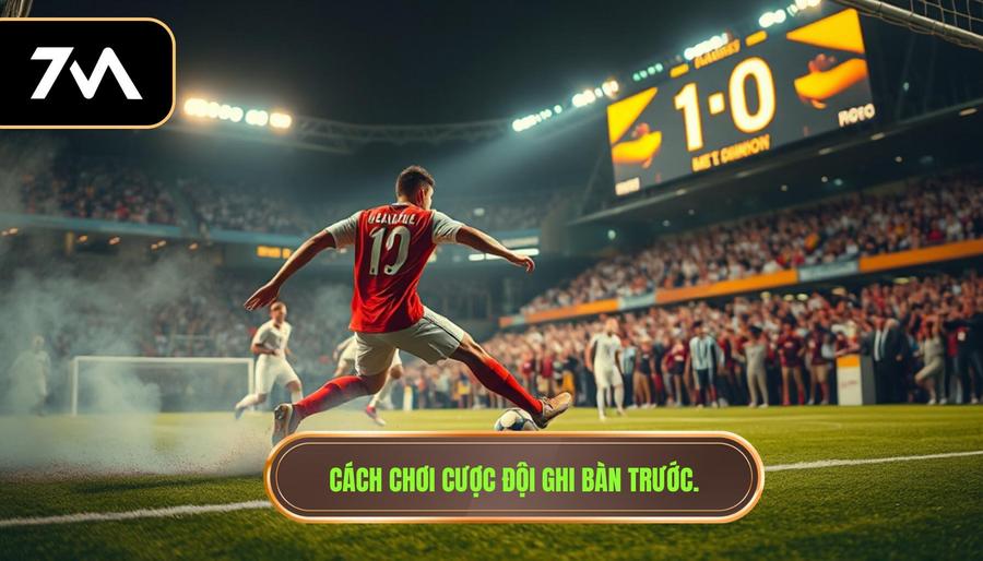 1. Cách chơi cược đội ghi bàn trước.